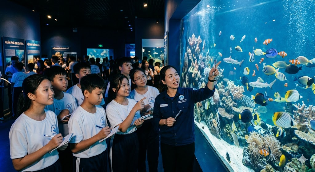 Trải Nghiệm Edu-Tourism & Khám Phá Đại Dương tại Nha Trang: Cẩm Nang Toàn Tập Cho Gia Đình và Trường Học